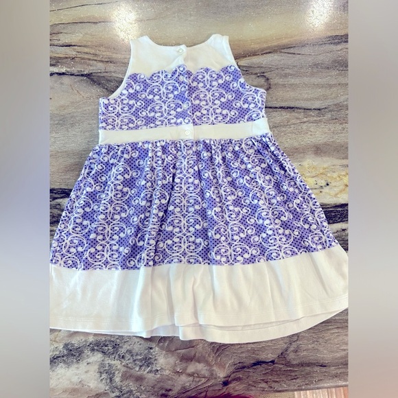 JK Girls Purple Dress/ Size 6X - Picture 2 of 3